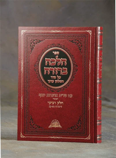 הלכה ברורה - חלק ו'